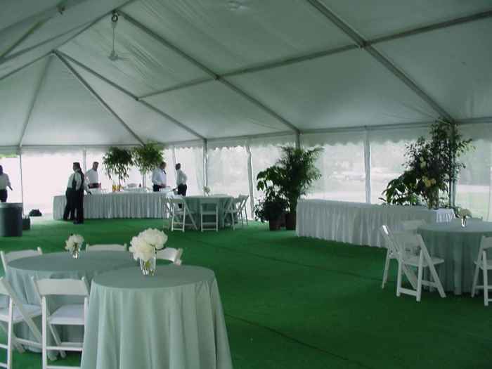 Omaha Ne party tent inside view frame tent with flooring and carpet