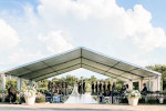 Wedding tent for outdoor ceremony