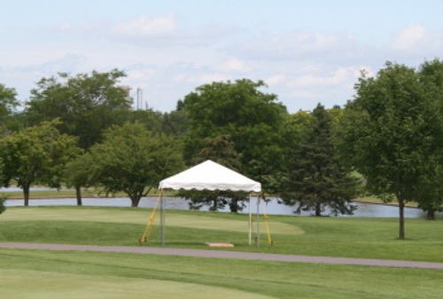 IMAGE of 10 X 10 White canopy frame tent rental Lincoln, NE