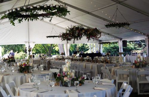 Image of 60 X 90 Clear span wedding tent Lincoln, NE