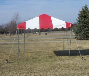IMAGE of 10 X 10 R&W frame tent